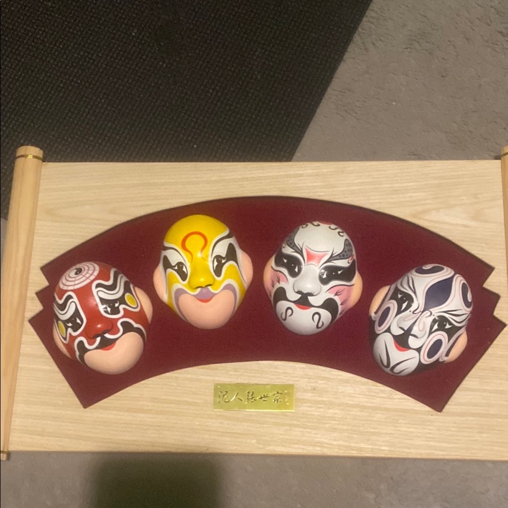 Decorative Painted Asian Opera Masks